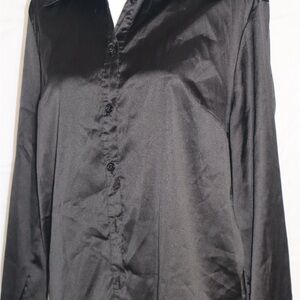 Fashion Nova Black Button Down Shirt